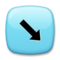 Down-Right Arrow emoji on LG